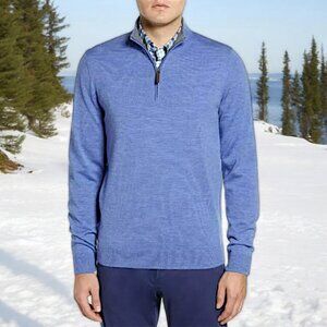 NORDSTROM MENS SHOP Merino Wool Quarter Zip Sweater